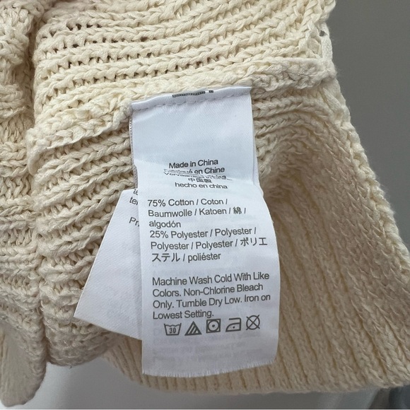 J. Crew High Neck Sweater Tank Sleeveless Top Ivory Size 2X 204 - Picture 8 of 11